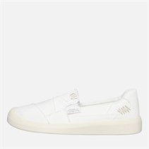 Blowfish Womens Malibu Beachfront Slip On Canvas Shoes White/Cream
