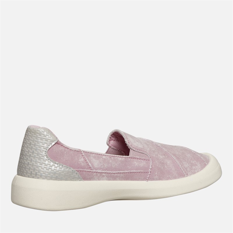 Blowfish Womens Malibu Beachfront Slip On Canvas Shoes Purple