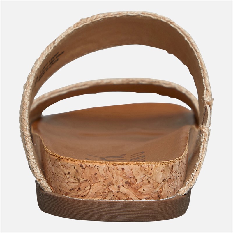 Blowfish Womens Malibu Leah Mule Footbed Sandals Sunbleach/Natural