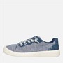 Blowfish Womens Malibu Boardwalk Lace Up Canvas Shoes Navy