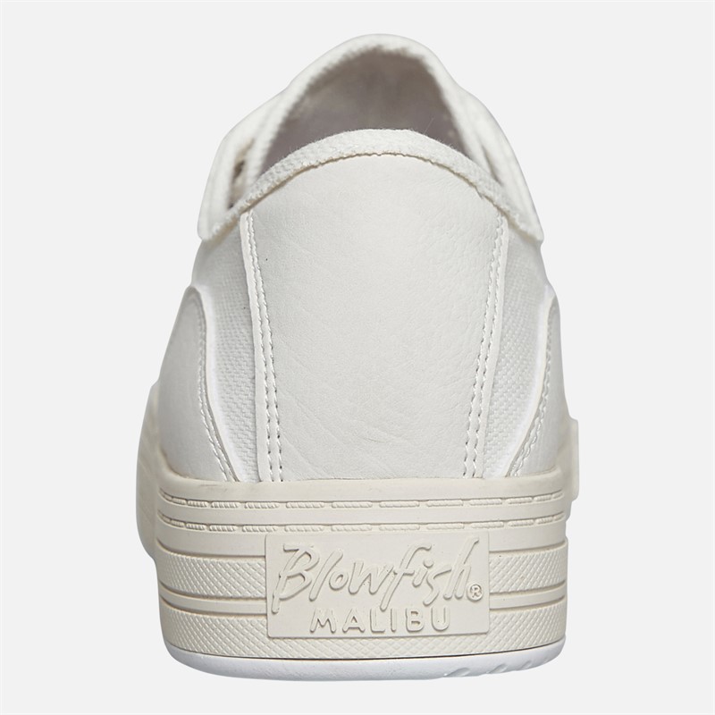 Blowfish Womens Malibu Super Smile Canvas Shoes White