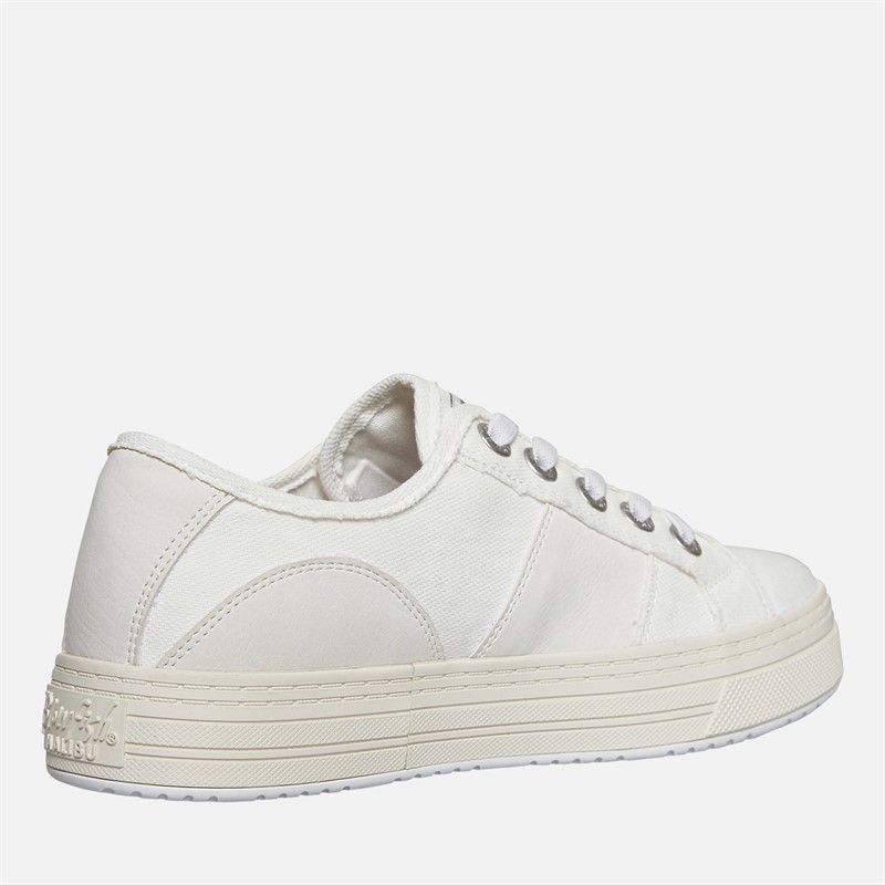 Blowfish Womens Malibu Super Smile Canvas Shoes White