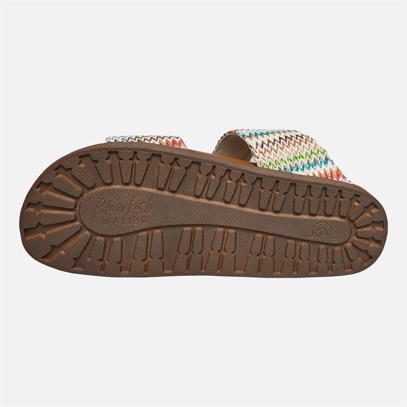 Blowfish Womens Malibu Leah Mule Footbed Sandals Multi
