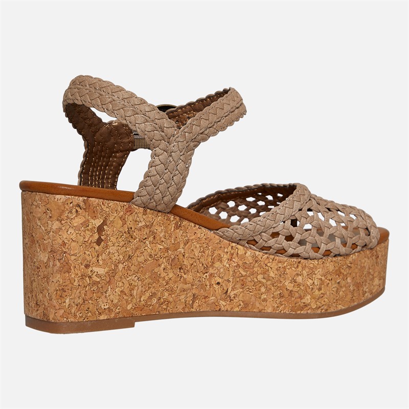 Blowfish Womens Malibu Aric Wedge Sandals Oak