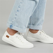 Blowfish Womens Malibu Beachside Slip On Canvas Shoes White/Cream