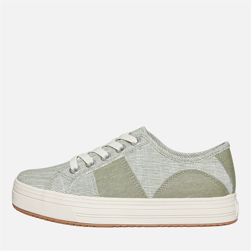 Blowfish Womens Malibu Super Smile Canvas Shoes Pistachio