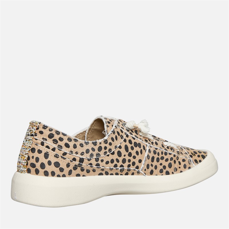 Blowfish Womens Malibu Beachside Slip On Canvas Shoes Cheetah
