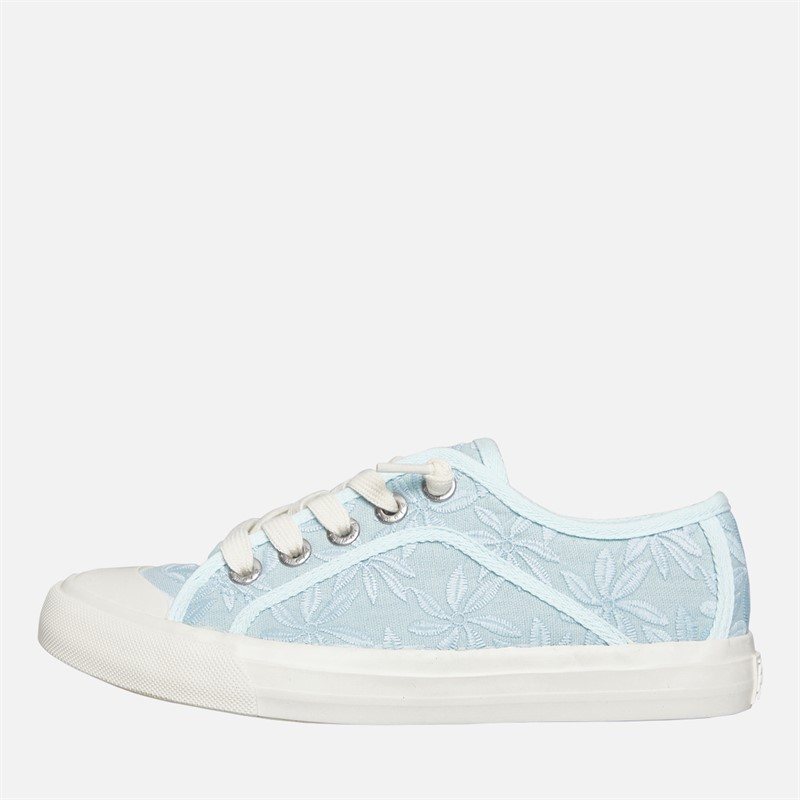 Blowfish Womens Malibu Mystical Canvas Shoes Dusty Blue