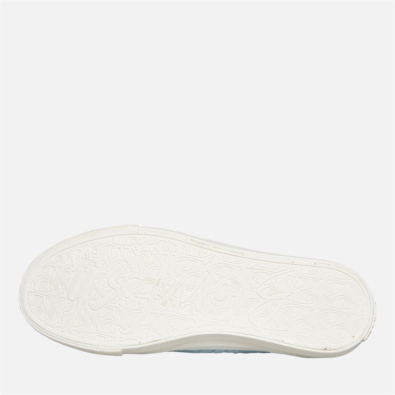 Blowfish Womens Malibu Mystical Canvas Shoes Dusty Blue