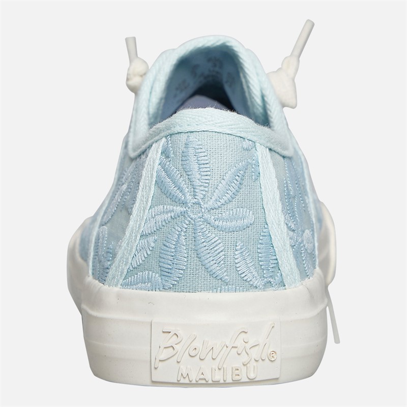 Blowfish Womens Malibu Mystical Canvas Shoes Dusty Blue