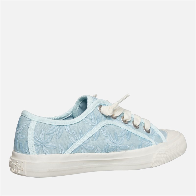 Blowfish Womens Malibu Mystical Canvas Shoes Dusty Blue