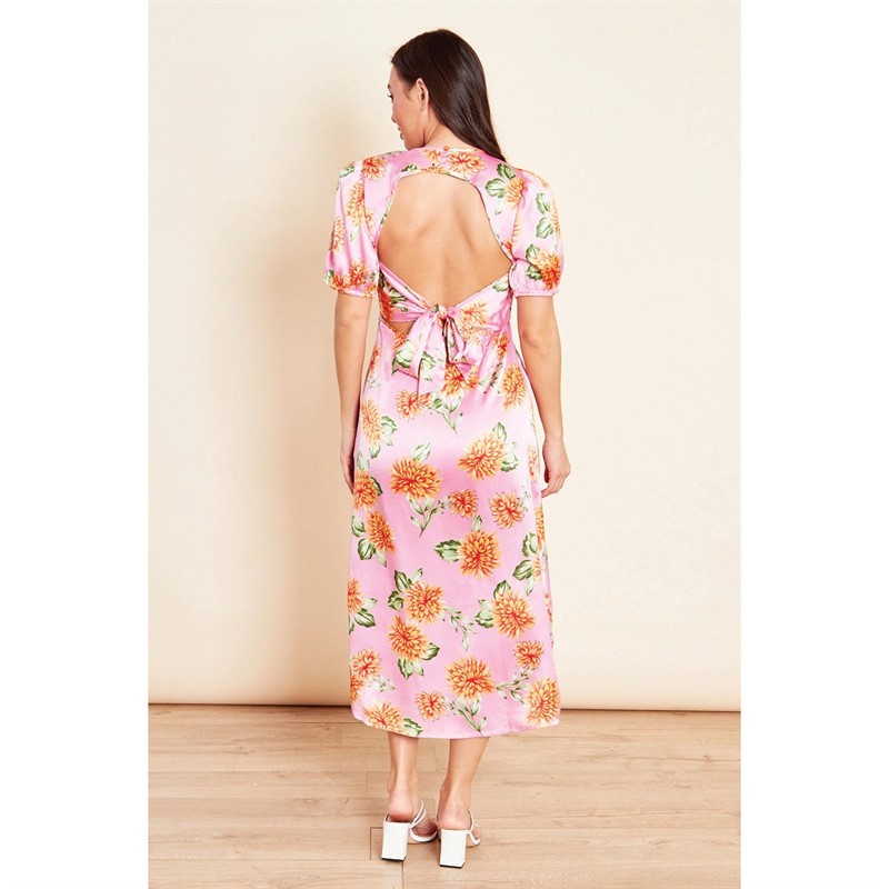 Influence Womens Midi Dress Pink