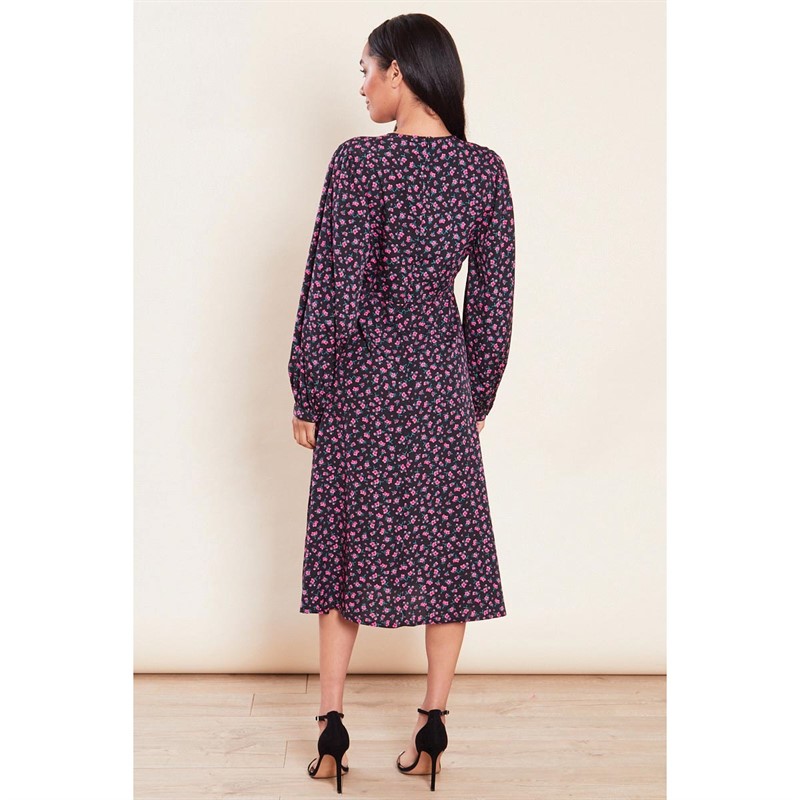 Influence Womens Midi Dress Black