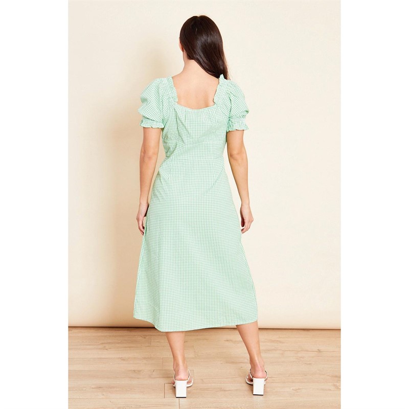 Influence Womens Midi Dress Green
