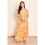 Influence Womens Maxi Dress Yellow