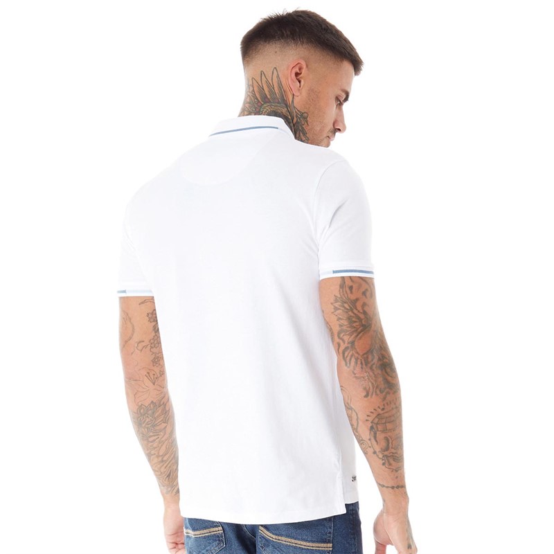 KENSINGTON EASTSIDE Mens Tarlton Polo Bright White