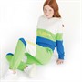 Juicy Girls Cut And Sew Tracksuit Skydiver/Green Flash