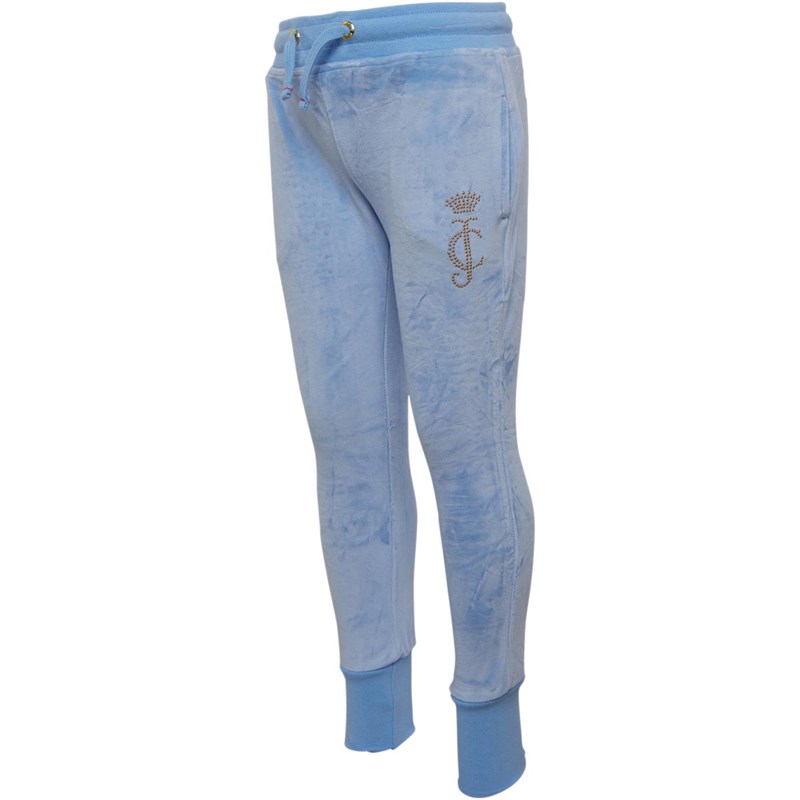 Buy Juicy Couture Infant Girls Velour Joggers Placid Blue