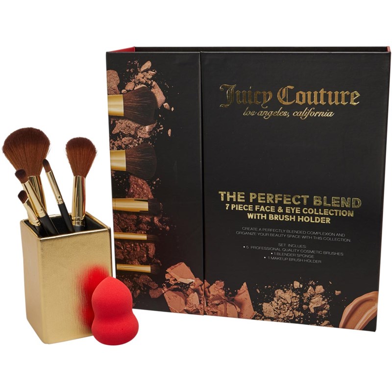 Juicy Couture Womens Seven Piece Face Eye Brush Set Multi - Juicy Couture Makeup Brushes