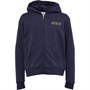 Juicy Couture Junior Nautical Track Hættetrøje med Lynlås Marineblå