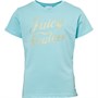 Juicy Couture Girls Branded T-Shirt Angel Blue