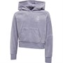 Juicy Couture Girls Velour Raglan Hoodie Dapple Gray