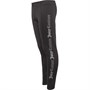 Juicy Couture Girls Branded Ponte Leggings Jet Black