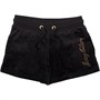 Juicy Couture Infant Juicy Luxe Velour Diamante Shorts Jet Black