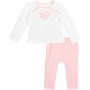 Juicy Couture Baby Jersey Smock And Leggings Set Rose Shadow