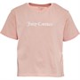 Juicy Couture T-Shirts Cropped Boxy Fille Rose
