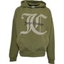Juicy Couture Sweats à Capuche Stripe Fille Vert Olive