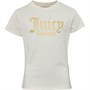 Juicy Couture Girls Juicy Logo Print T-Shirt Vanilla Ice