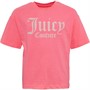 Juicy Couture Meisjes Boxy Crop Tops Roze