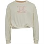 Juicy Couture Meisjes Ruched Curved Hem Sweaters Ecru