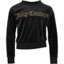 Juicy Couture Girls Velour Sweatshirt Jet Black
