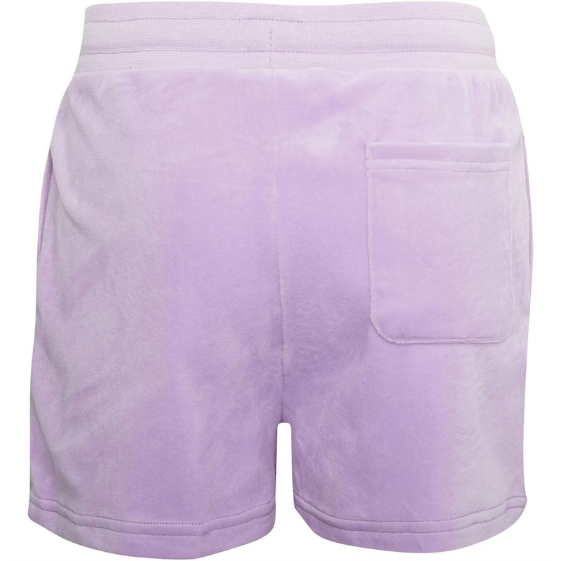 Juicy Couture Girls Velour Shorts Lavendula