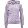 Juicy Couture Girls Velour Hoodie Lilac