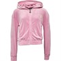 Juicy Couture Girls Velour Hoodie Pinky Lilac Sachet