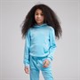 Juicy Couture Junior Diamante Velour Hoodie Splish Splash