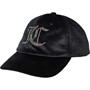 Juicy Couture Girls Diamante Velour Cap Black