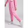 Juicy Couture Girls Diamante Velour Loose Joggers Pinky Lilac Sachet