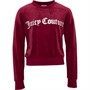 Juicy Couture Girls Juicy Velour Sweatshirt Beet Red