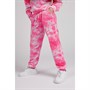 Juicy Couture Girls Velour Marbel Print Relax Joggers Summer Neon Pink