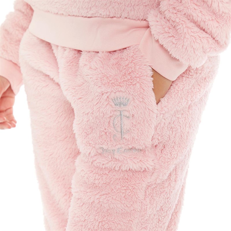 Juicy Couture Girls Velour Marbel Print Hoodie Summer Neon Pink