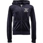 Juicy Couture Girls Glitter Velour Hoodie Night Sky