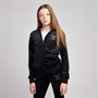 Juicy Couture Girls Luxe Ombre Diamante Velour Hoodie Jet Black