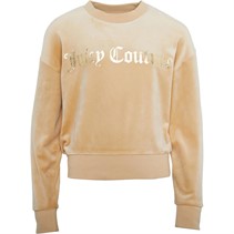 Juicy Couture Girls Velour Sweatshirt Croissant