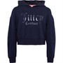 Juicy Couture Mädchen Bonded Heavy Kapuzenpullover Navy