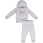 Juicy Couture Girls Hoodie And Joggers Tracksuit Set Heather Cozy