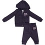 Juicy Couture Girls Heart Pocket Hoodie And Joggers Tracksuit Set Night Sky